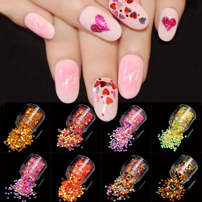 Голографические блестки лазерные 3D наклейка для искусства ногтей | Красота и