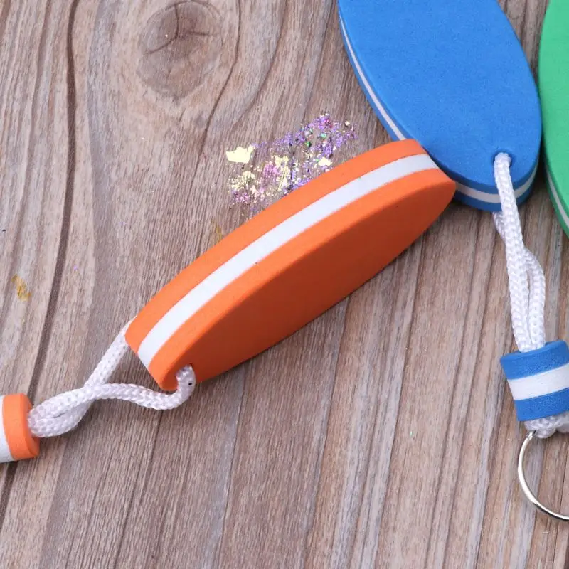 

5Pcs Oval Foam Floating Keychain Boating Fishing Surfing Outdoor Sports Keyrings U4LF