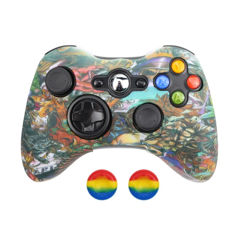 Мягкий силиконовый чехол для xbox 360 аксессуары геймпада колпачки захвата большими