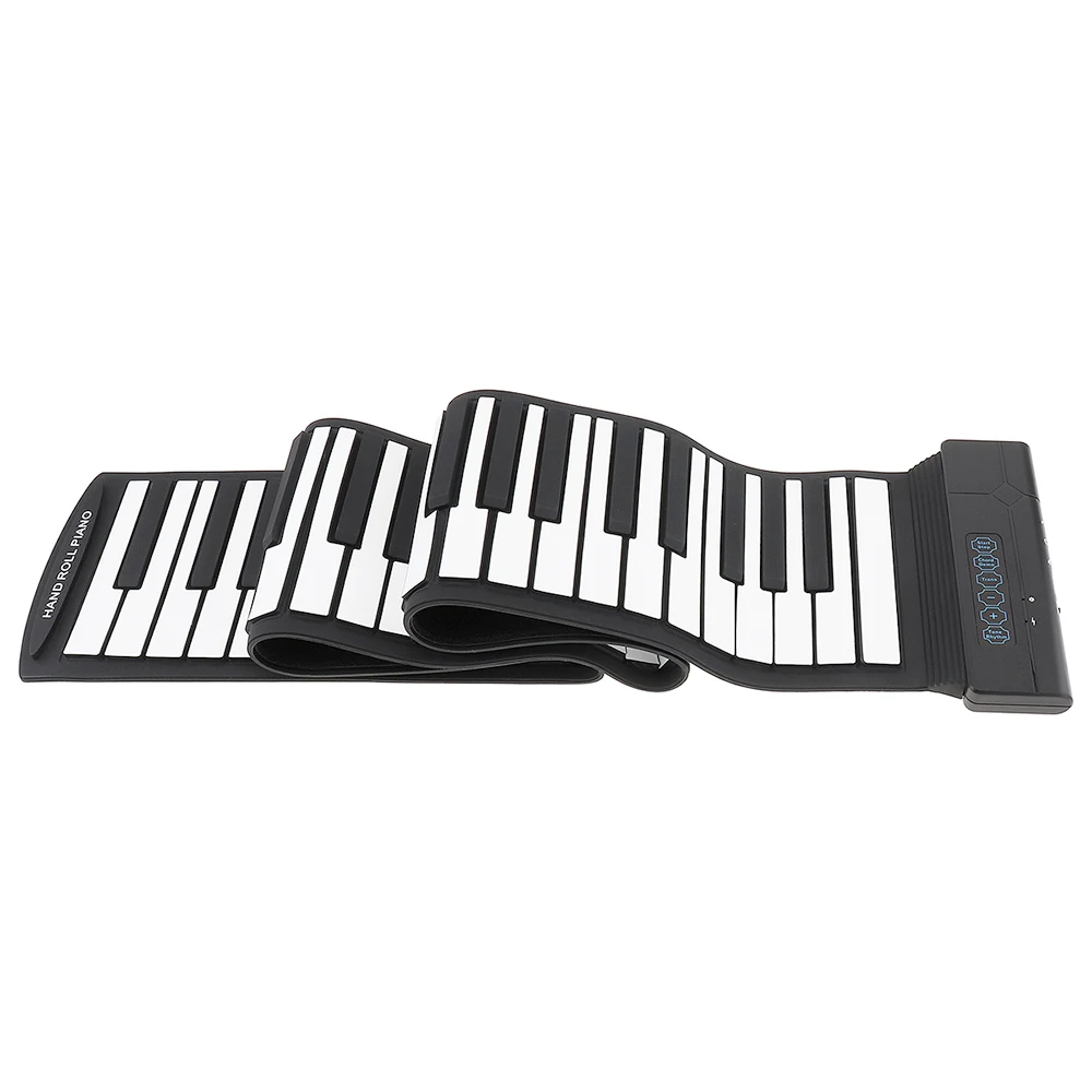 88 Key Electronic Piano Flexible Keyboard USB Portable Collapsible ABS Soft Plastic Silicone Without Horn MIDI Piano