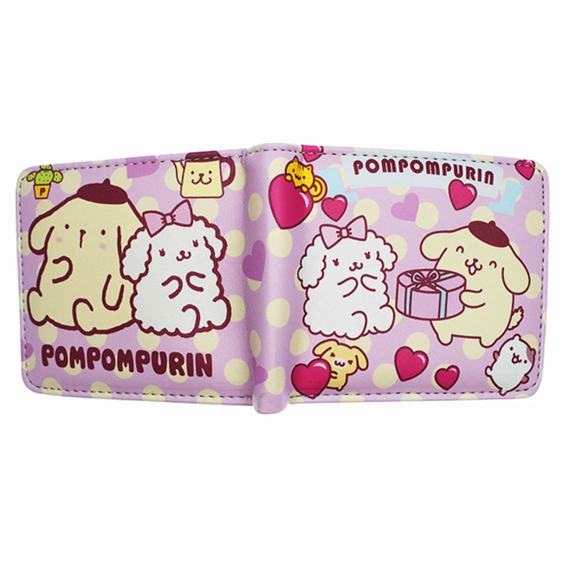 

New Arrival Pompompurin Wallet PU Leather Men's Purse With Coin Pocket