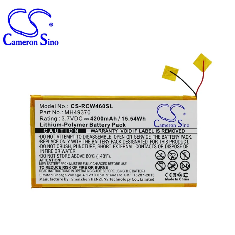 

CameronSino for RCA 10" RCT6203W46 RCT6203W46 10" MH49370 battery