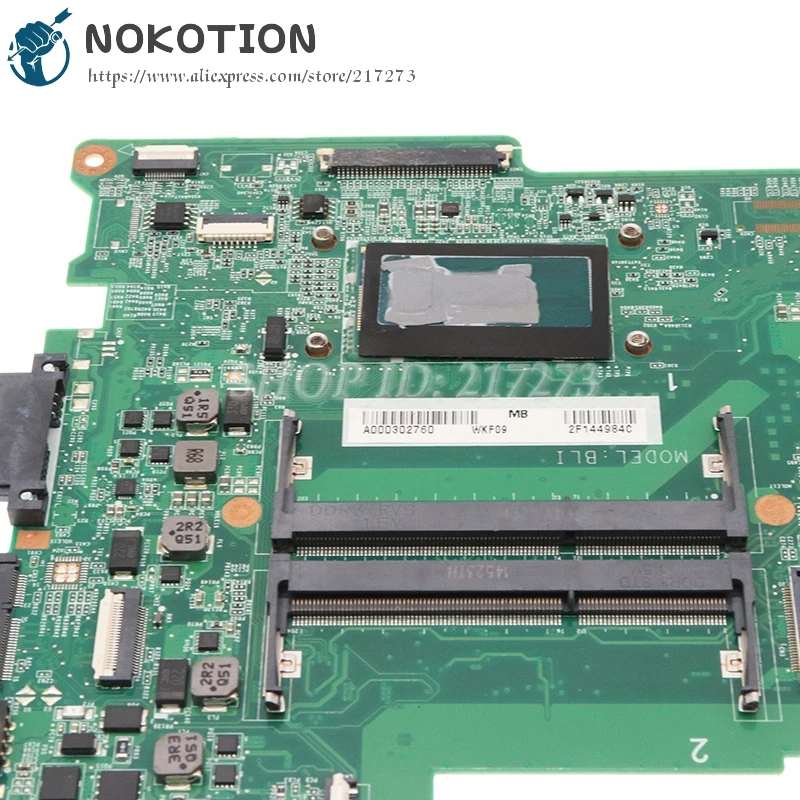 Основная плата для TOSHIBA Satellite L50-B L55-B L55T-B S50-B S55-B L50T-B Материнская ноутбука DA0BLIMB6F0 3205U