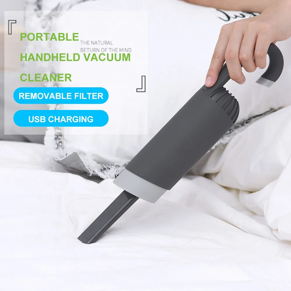 Ультратихий мини пылесос портативный пылесборник домашний ручной аспиратор для