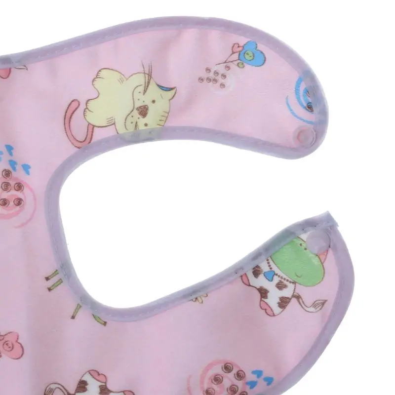 

Baby Bib Waterproof Cartoon Cute Buckle Bandana Burp Saliva Towel Boys Girls Feeding Apron Bib Infant Children Supplies