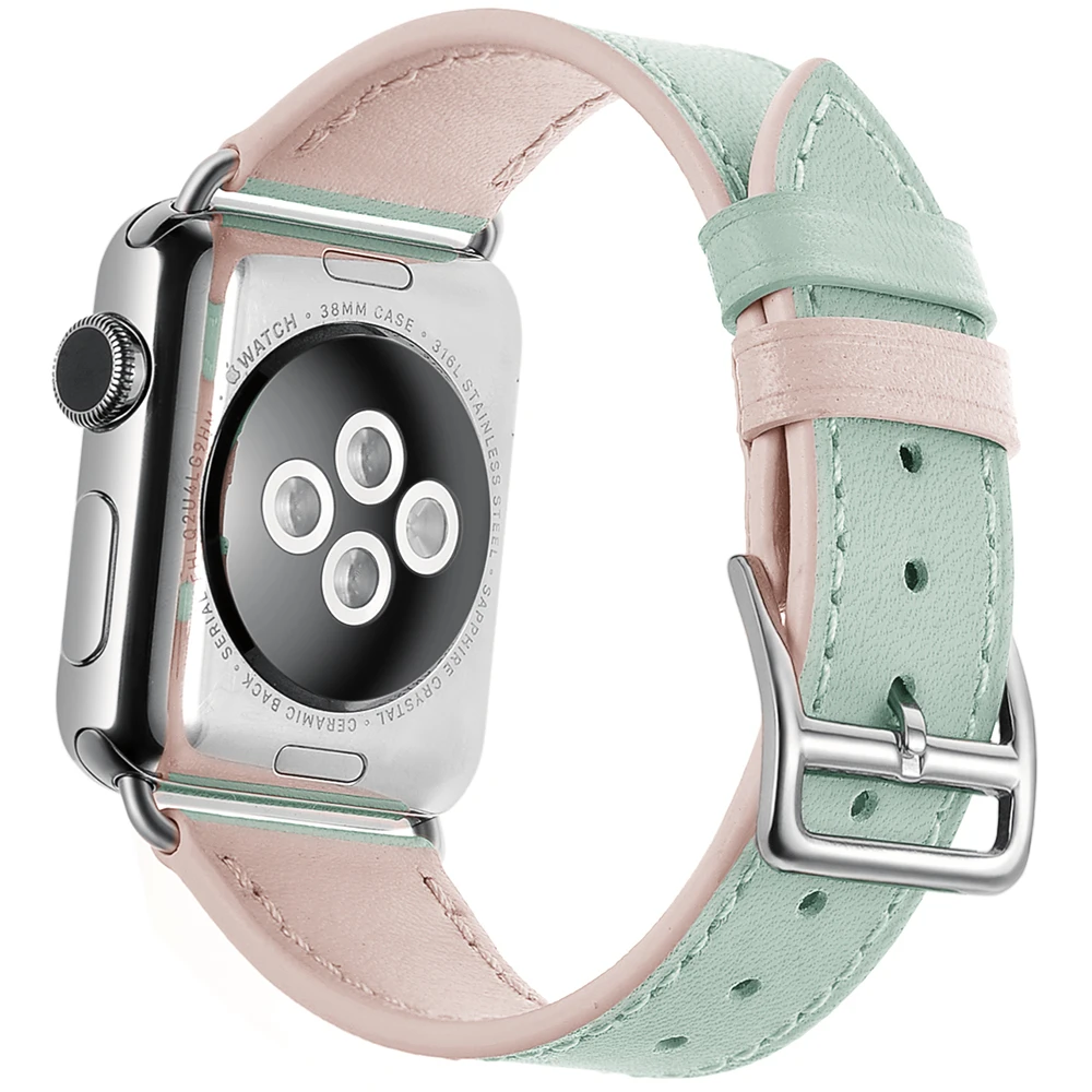 Fhx-26bx Kebitt из натуральной кожи женские тонкие Tour ремешок для наручных часов Apple Watch 6