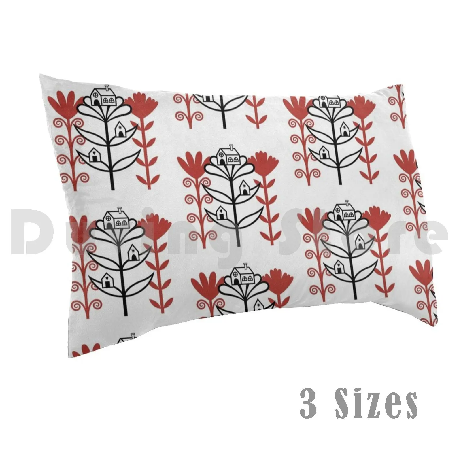 Симпатичные дома с изображением родительской сказки сидящие на цветах цифровая