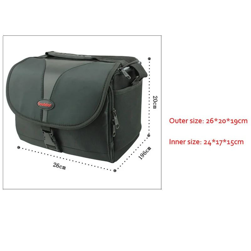 Roadfisher большая винтажная Холщовая Сумка на плечо для камеры переноски цифровой