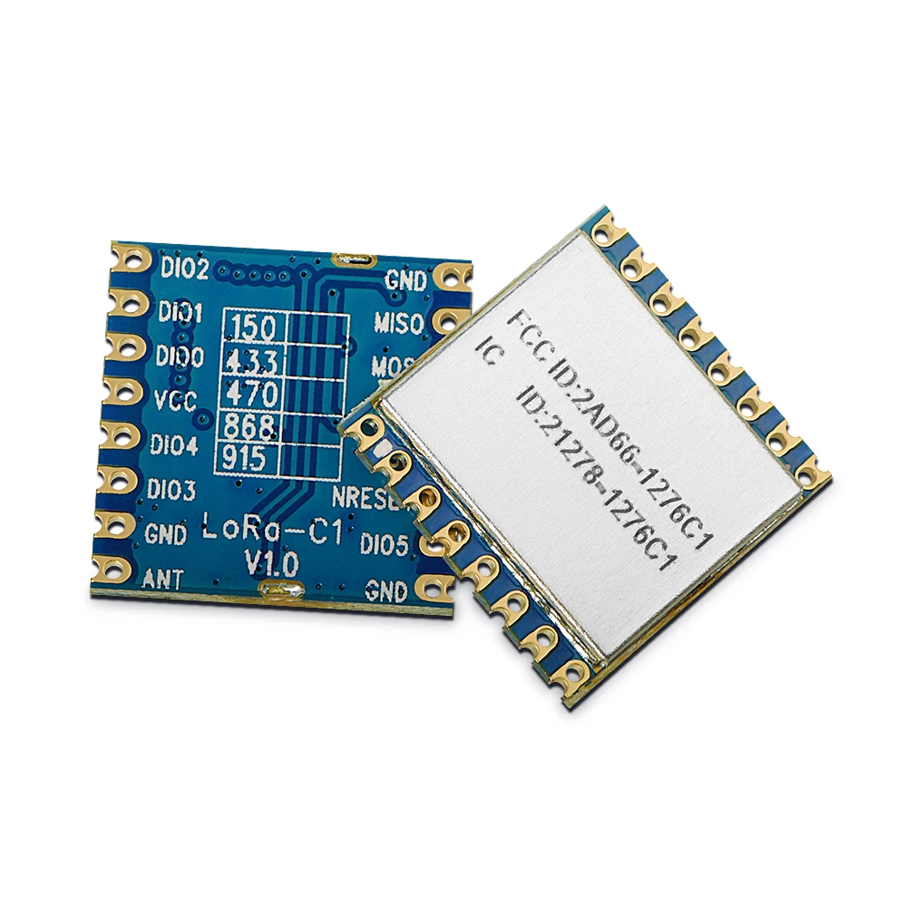 NiceRF 2 шт. LoRa1276 C1 + пружинной антенной работающей на частоте 915 МГц SX1276 LoRa модуль 20dBm 3