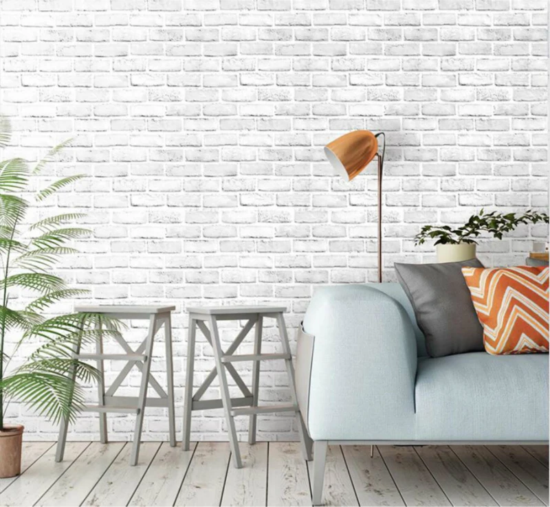 Самоклеющиеся кирпичные обои для стен ПВХ водостойкие маслостойкие съемные