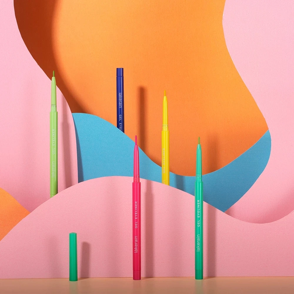 

Lakerain 12 Colors Colorful Matte Eyeliner Lasting Waterproof Smokey Eyes Makeup Natural Red White Black Eyeliner Gel Pen