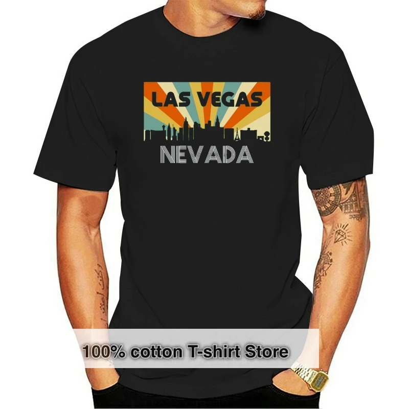 

Las Vegas Souvenir City TShirt Nevada NV Retro Vintage Shirt