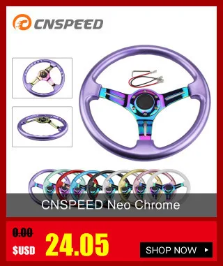 CNSPEED Neo хром 350 мм 14 дюймов Руль ABS руль
