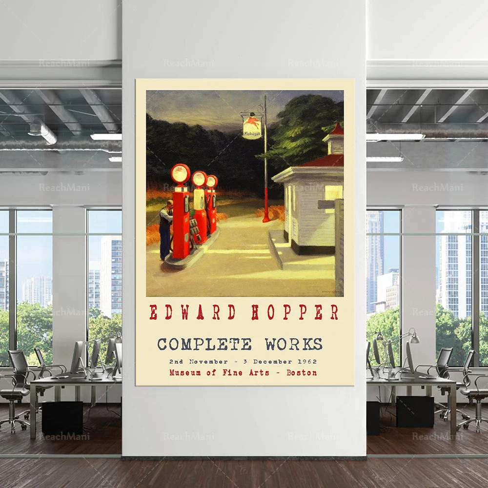 

EDWARD HOPPER POSTER 1962