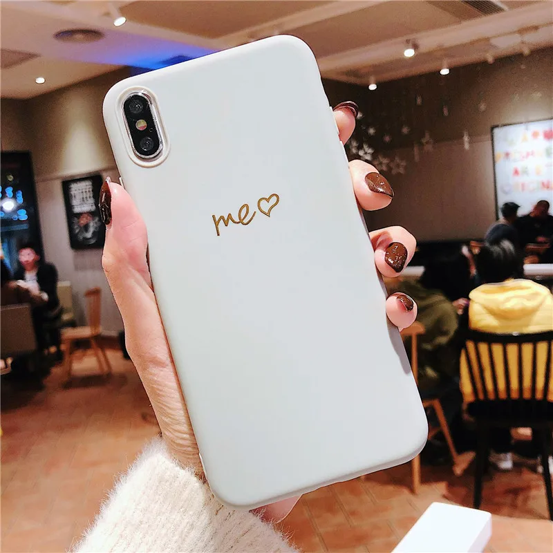 

Love Coque Silicone Soft Phone Case For iPhone 7 8 Plus 2020 SE X XR XS Max 11 11Pro Max 12 12Pro Max Pro Mini Case Cover Shell