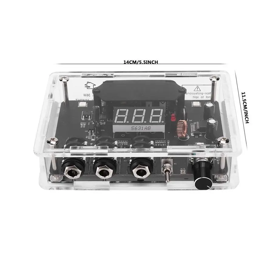 Прозрачный блок питания для татуировок регулируемый цифровой источник машинки