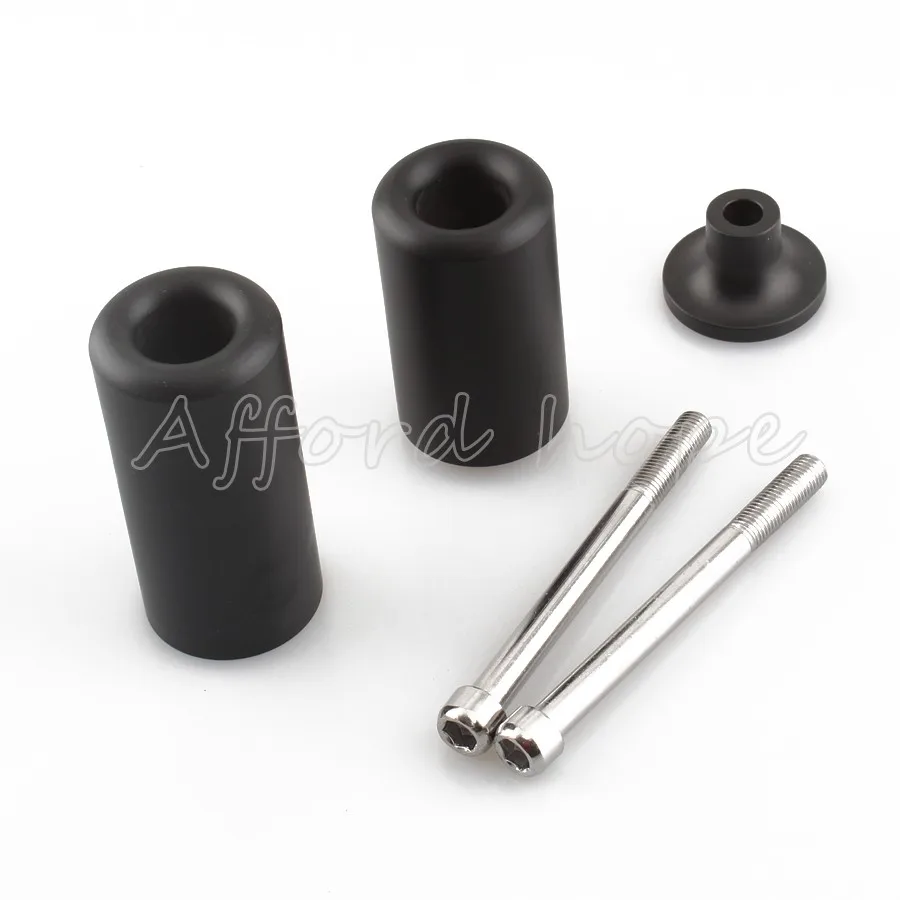 

for Kawasaki ZX-6R/ZX-6RR 2003-2004 Motorcycle No Cut Delrin Frame Slider Anti Crash Frame Falling Protectors Parts Caps Black