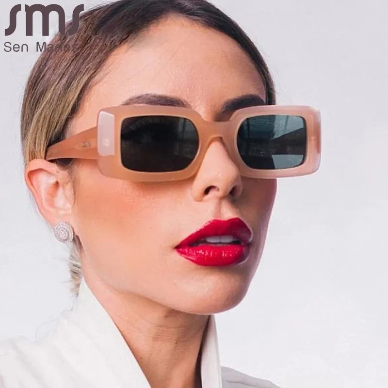 Солнцезащитные очки в прямоугольной оправе UV400 для мужчин и женщин | Аксессуары