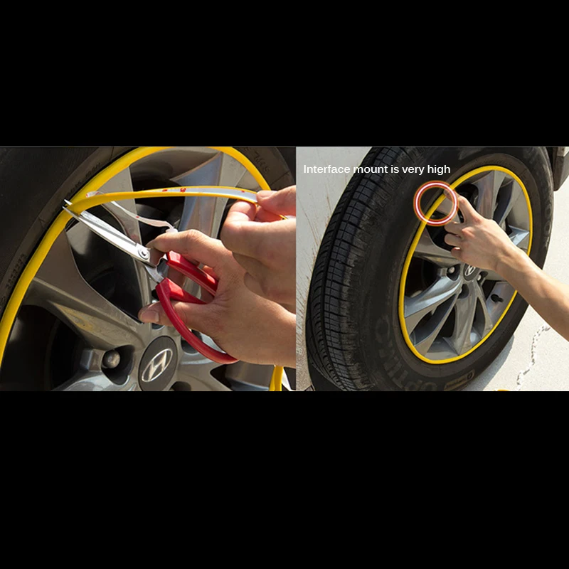 Автомобильные цветные защитные диски для колес декоративная полоса защитная