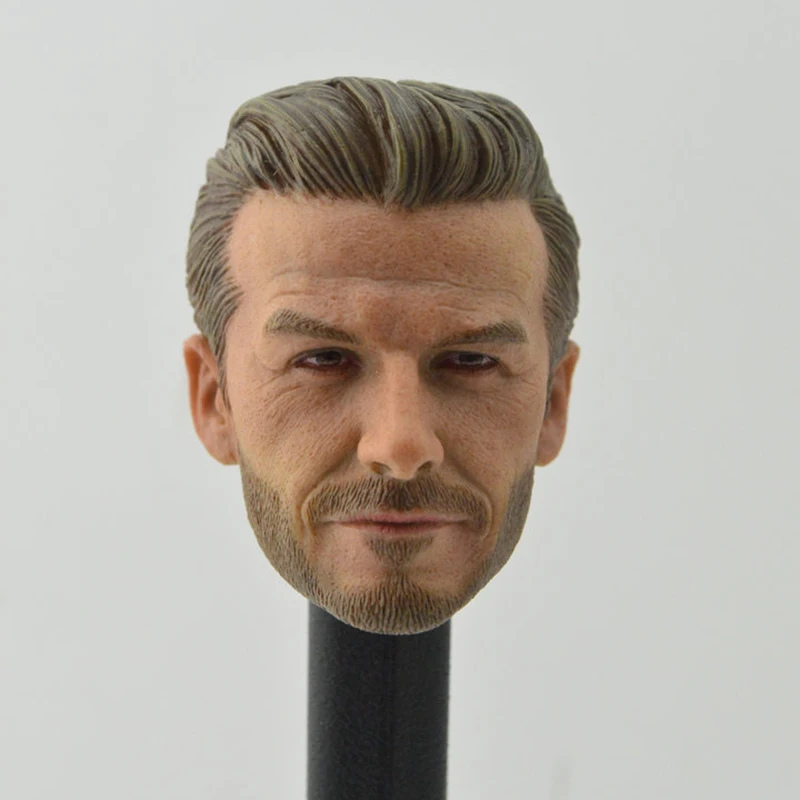 

1/6 Scale Male David Beckham Middle Age Version Head Carving Sculpt Version Model Short Hair Headplay for 12" Action Figure Body