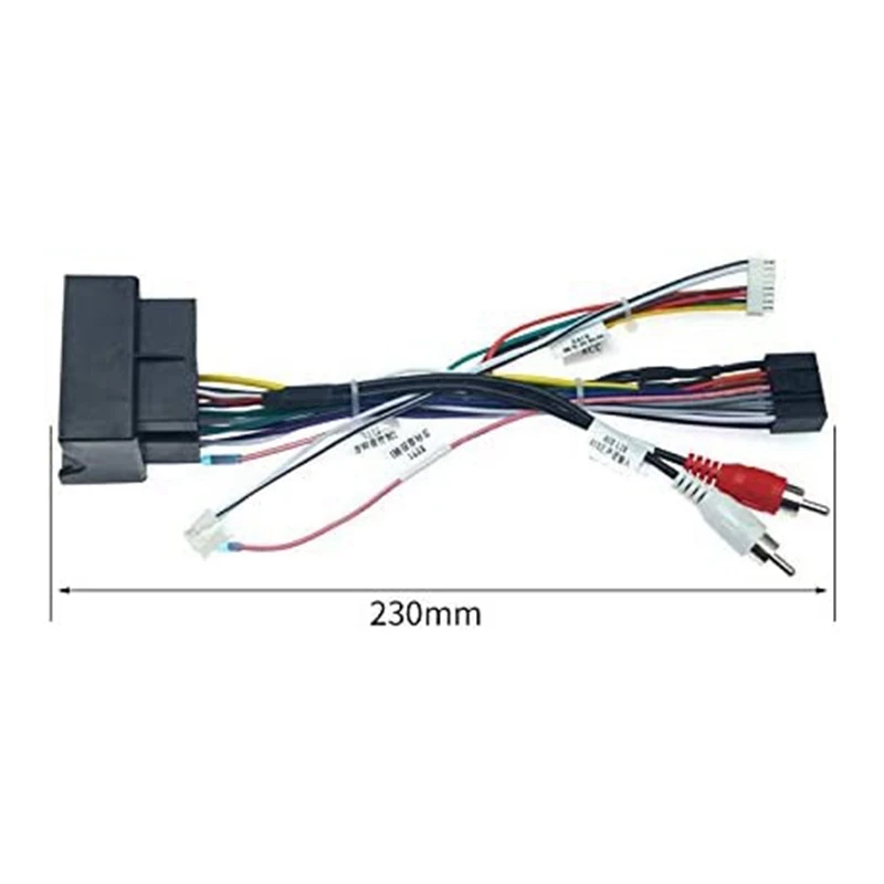 

Car Audio 16PIN Power Cord Adapter Audio Harness with Canbus Box for Mercedes Benz B200/W211/ML/Vito/Viano 2005-2011