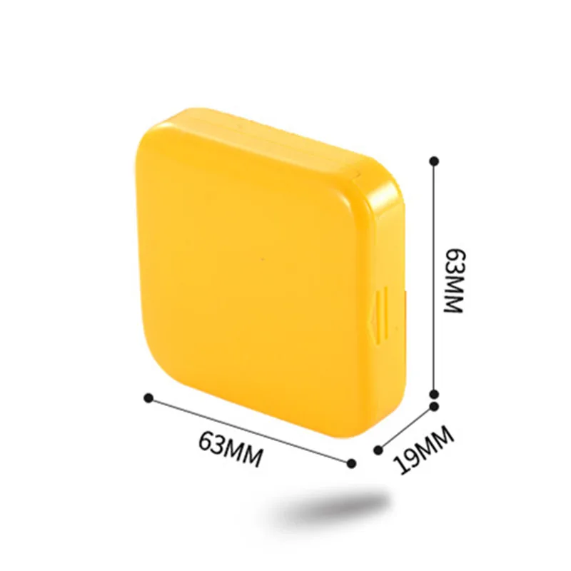 Мини-коробка для таблеток 1 шт. 4 цвета портативная коробка с 2-мя сетками аптечка