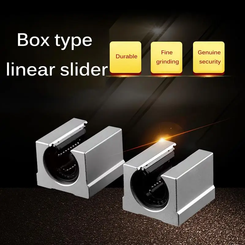 2pcs SBR20UU Open Type Linear Slider Slide Block Bearing Motion Ball Unit For Guide Rail Aluminum Alloy | Обустройство дома