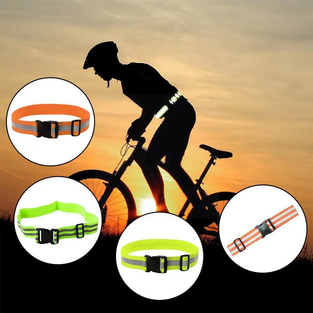 

Светоотражающий ремень, регулируемый эластичный ремень безопасности, Светоотражающий ремень для ходьбы, бега, ночного езды на велосипеде, ...