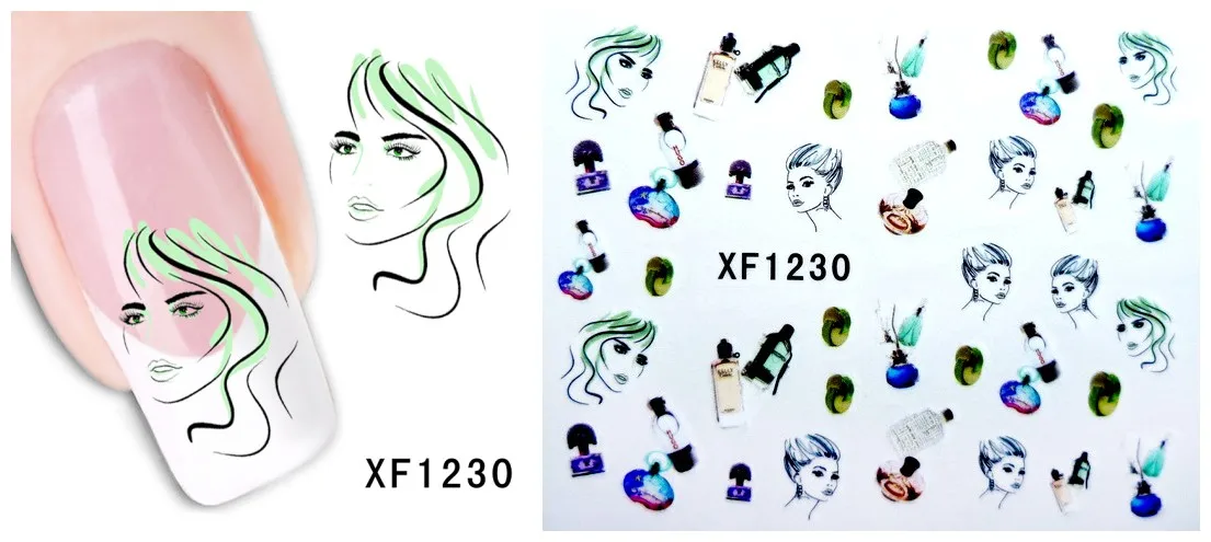 5 Sheet/lot DIY Cheap Nail Art Water Sticker Manicure Design 3D Cartoon Elf Stickers Transfer Decals Tips Foil | Красота и здоровье