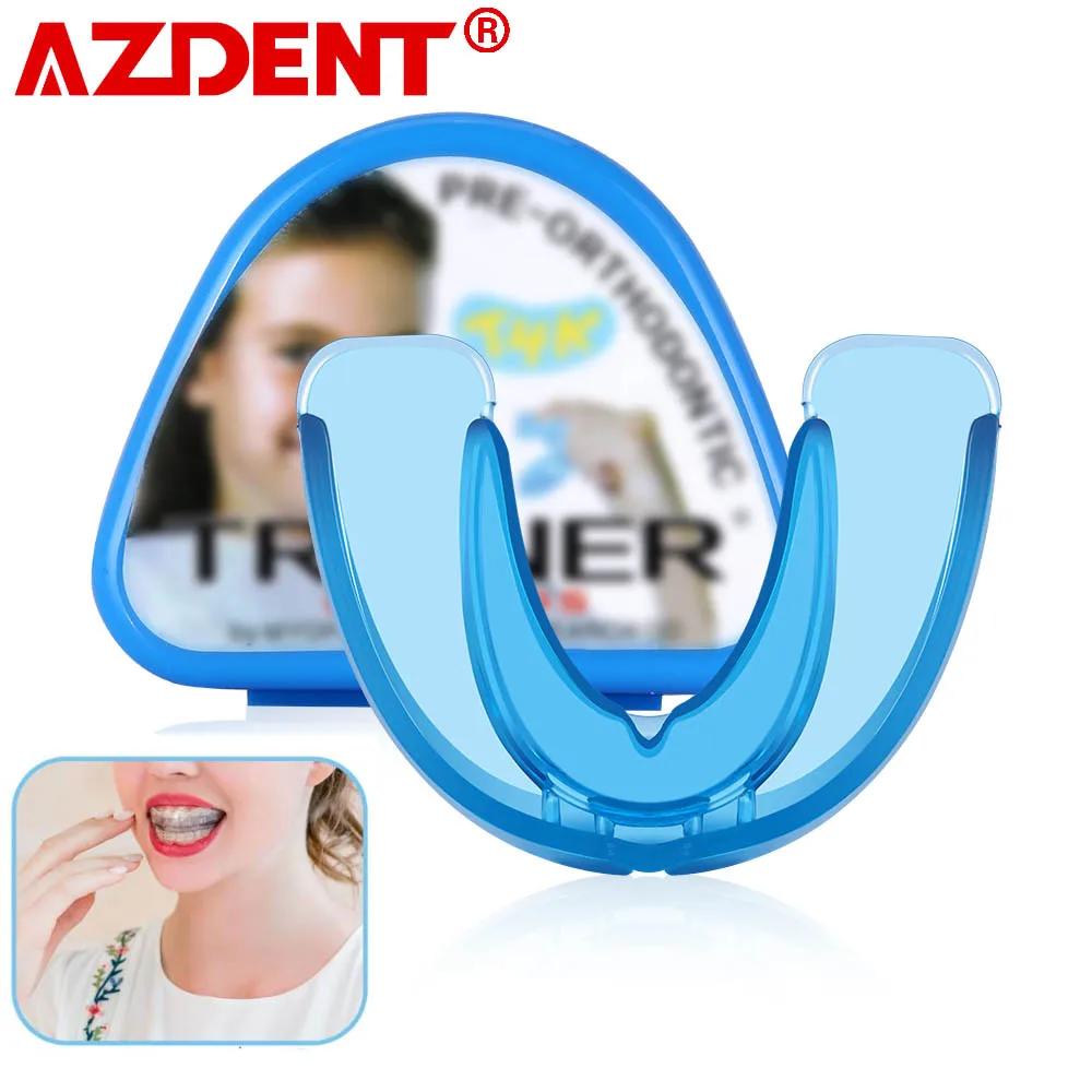 AZDENT – protège-bouche dentaire en Silicone pour les dents de 6 à 12 ans  plaque dentaire pour