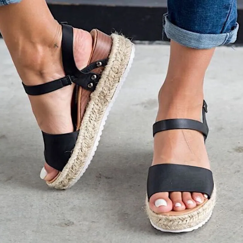 Сандалии женские на платформе и высоком каблуке 6619 Вт | Обувь