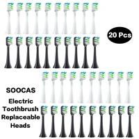 youpin toothbrush head x3u sonic electric toothbrush black and white replaceable brush heads bristles medium hardness 5