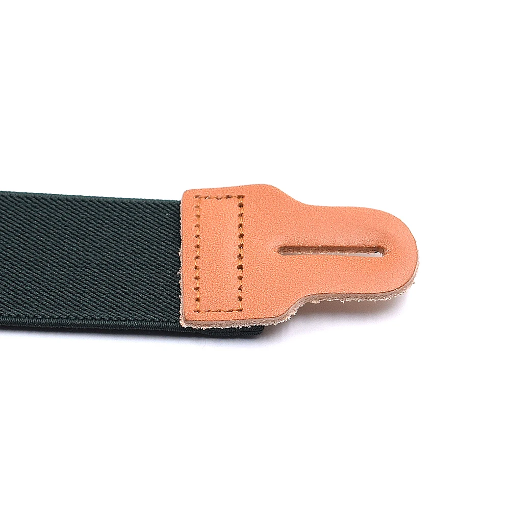 Мужские подтяжки на подтяжках из кожи армейского зеленого цвета регулируемые