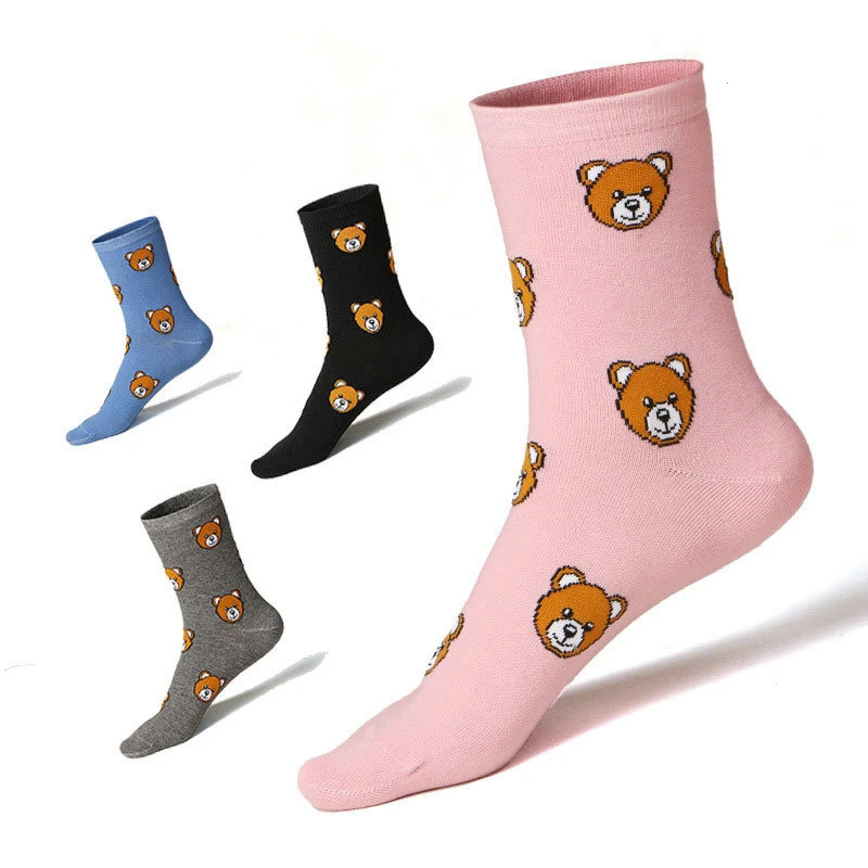 Женские хлопковые короткие носки на весну и лето милая розовая однотонная