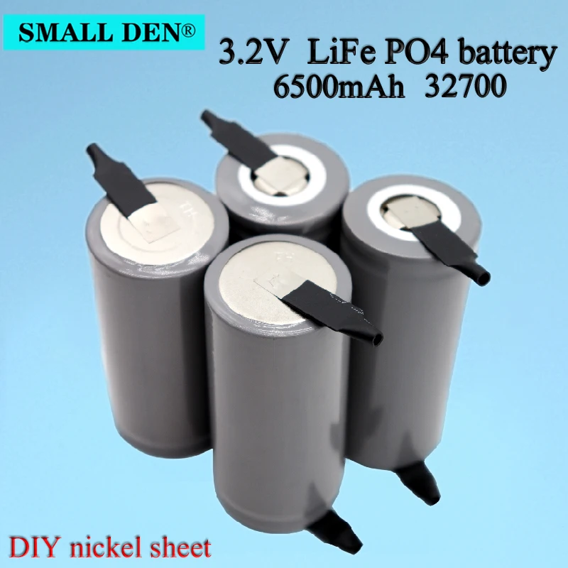 1-12PCS 3.2V 32700 6500mAh LiFePO4 Battery 35A Continuous Discharge Maximum 55A High power battery+DIY Nickel sheets | Электроника