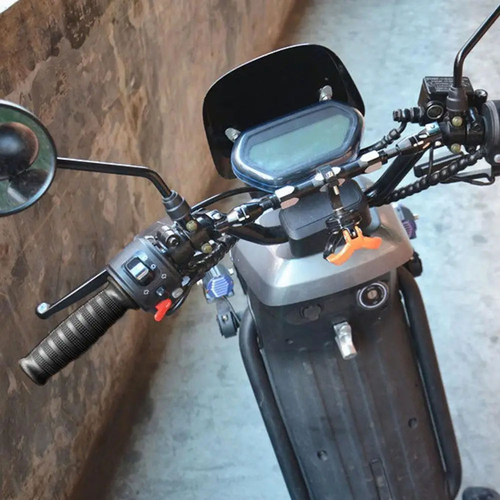 

Motorcycle Handlebar Grip Motorbike Hand Handle Bar Rubber Gel Grips Sleeve G8p1