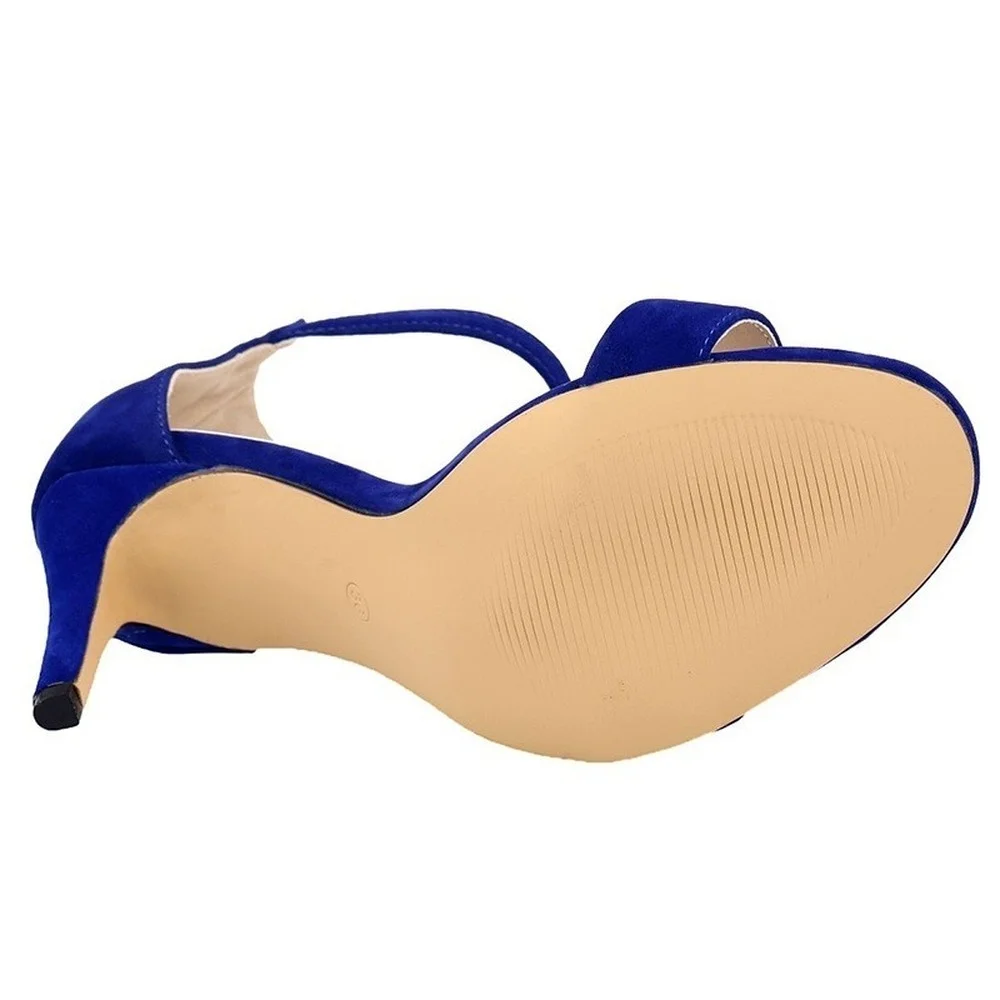 Женские замшевые босоножки на среднем каблуке Летние повседневные Босоножки с