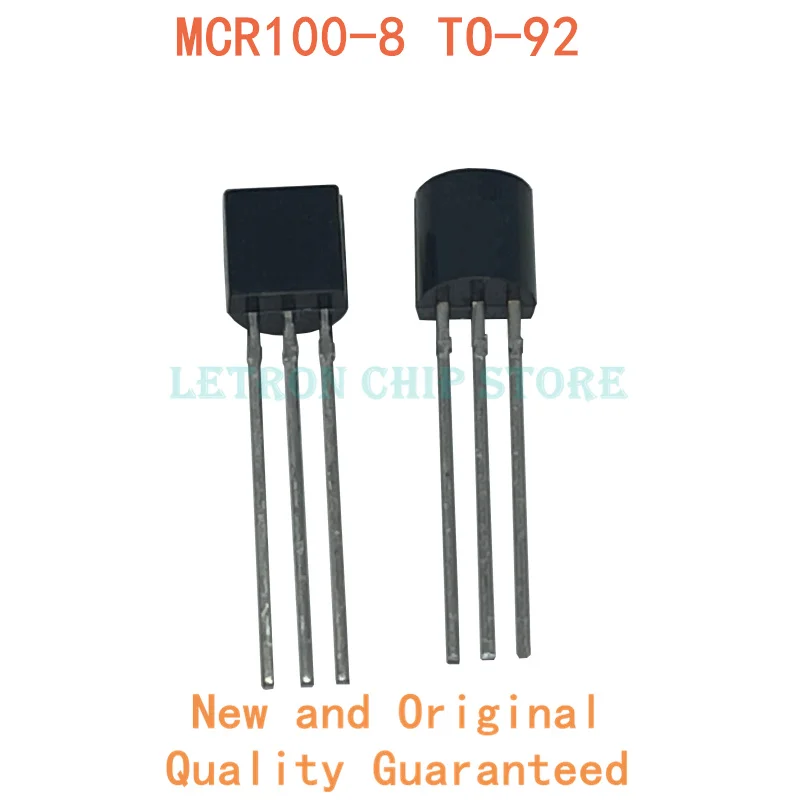 

100PCS MCR100-8 TO-92 100-8 TO92 TRANSISTOR new and original IC Chipset