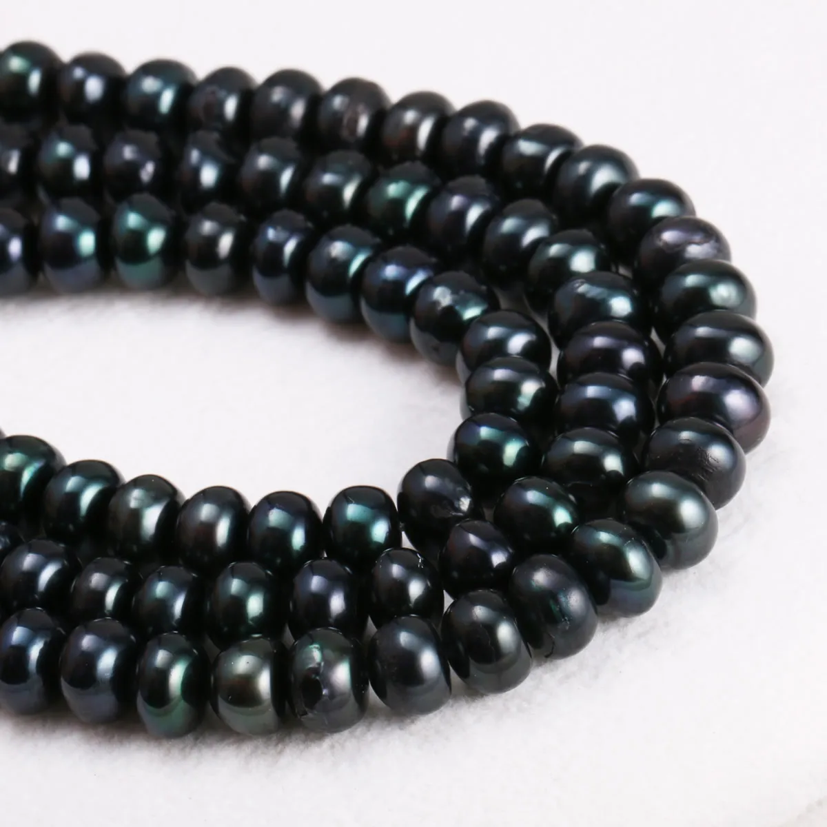 Бусины Из Натурального пресноводного жемчуга широкие бусины 36 см для