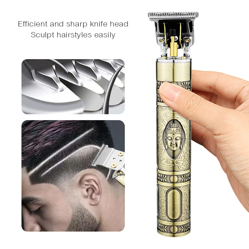 

Kemei Clipper zero gappedTrimmer for men Rechargeable Electric Shaver Razor Beard Barber Hair Cutting Machine shaving Haircut