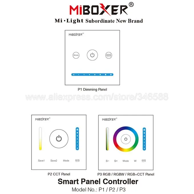Смарт контроллер Mboxer P1 P2 P3 с сенсорной панелью 12 В постоянного тока 24 5 А/канал