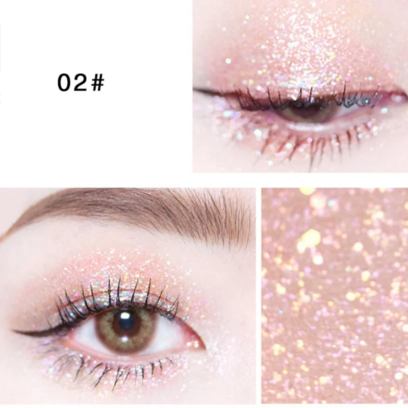 Новые жидкие водонепроницаемые алмазные блестящие тени для макияжа Косметика