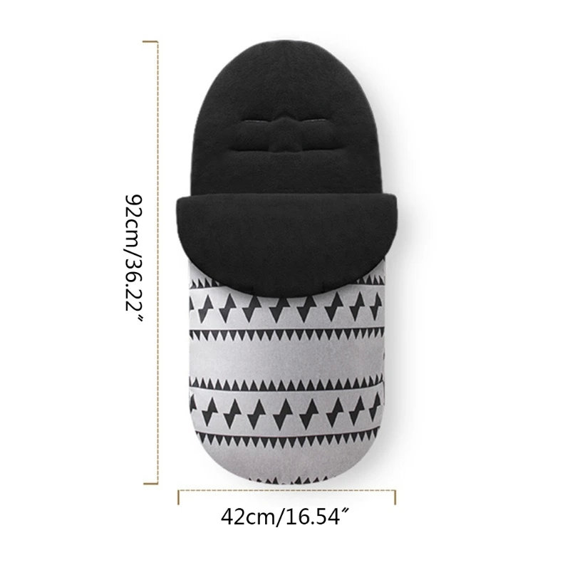 

null Baby Infant Stroller Footmuff Pram Muff Case Bag Socks Pad Winter Autumn Warm Windproof Swaddle Wrap Sleeping Bag Blanket