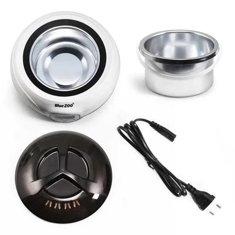 

500ml LED Waxing Heater Wax Warmer Pot Hair Removal Wax Bean Stick Machine +10 Wood Stickers +50g Wax Beans Kit Beauty Set Tool