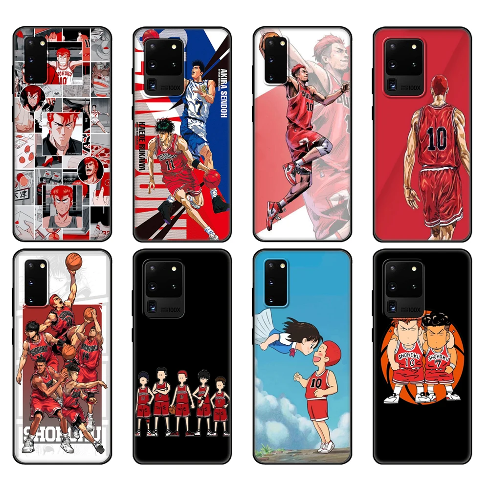 Черный чехол из ТПУ для Samsung galaxy S20 /S20 PLUS/S20 ultra/S20 + /S20FE задняя крышка slam dunk |