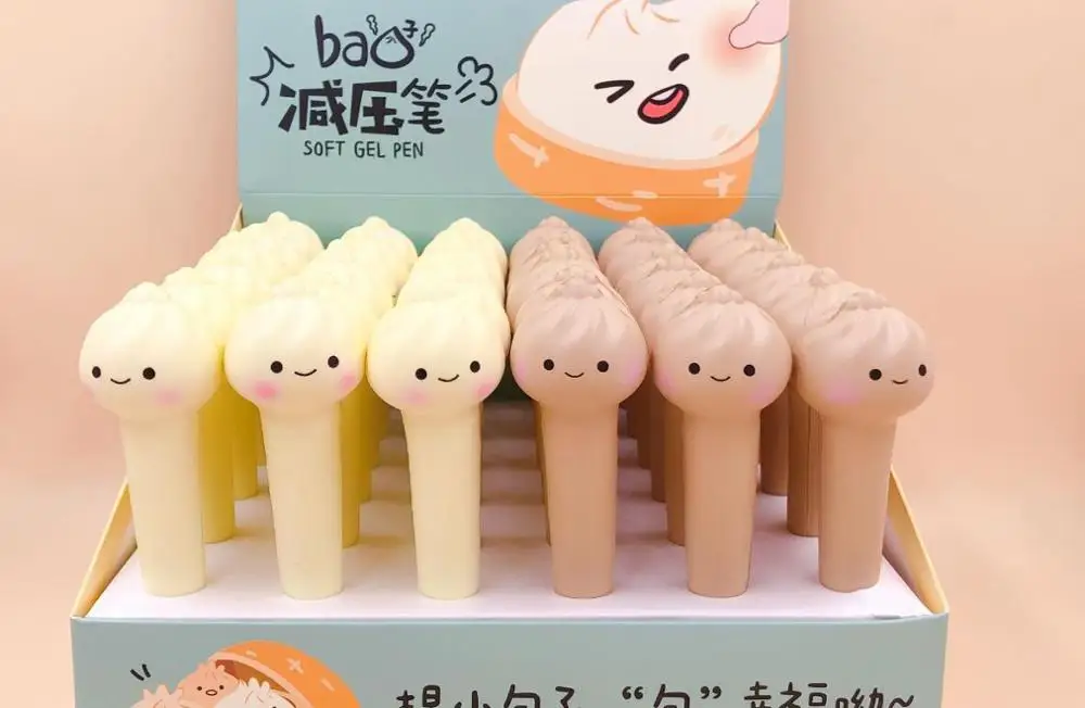 Мягкий хлеб гелевая ручка милый мультфильм еда канцелярский призовой подарок