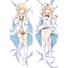 Новый дизайн, популярная игра, аниме Genshin Impact Lumine Sexy Lolita, обнимающее тело, чехол для косплея, мультяшный стиль