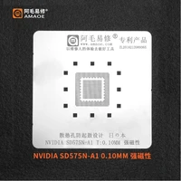 bga reballing stencil steel mesh for cpu xiaomi tablet nvidia sd575n a1 0 10mm heating reball tin net template