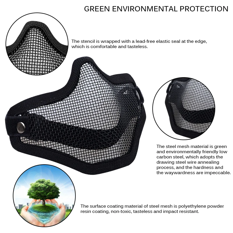 Сетка на пол лица маска Портативные велосипедные аксессуары защитное покрытие