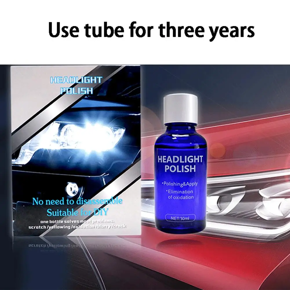 10 мл ремонт фар автомобиля флюид покрытием Кристалл инструмент|Шлифовальная